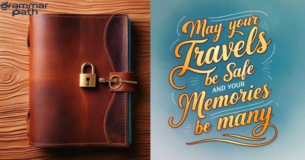 "May your travels be safe and your memories be many"