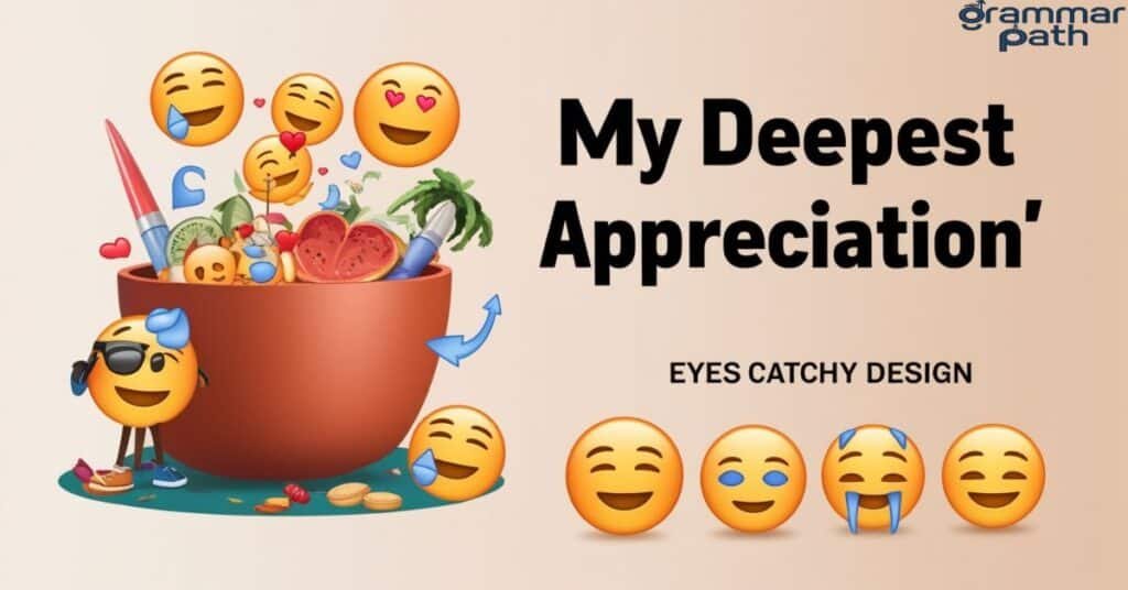 My Deepest Appreciation