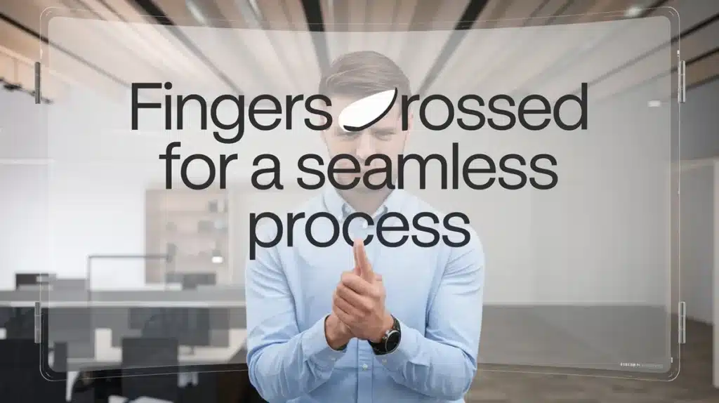 "Fingers Crossed for a Seamless Process"