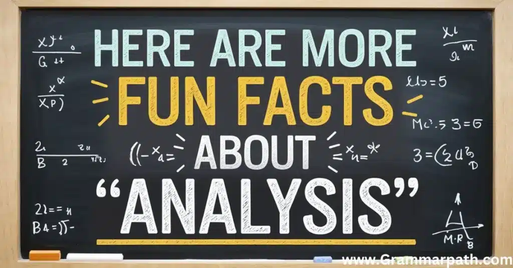 Here Are More Fun Facts About “Analysis”