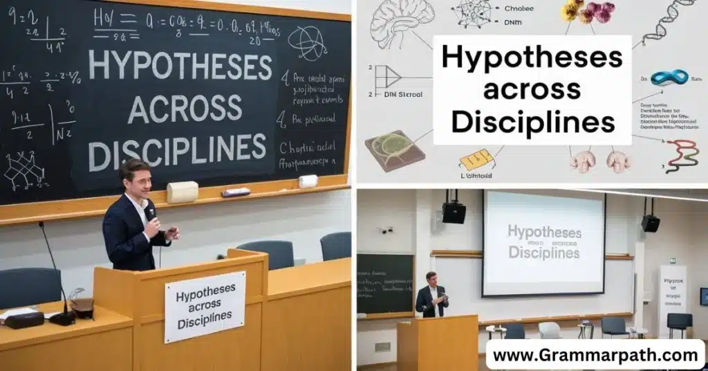 Hypotheses Across Disciplines