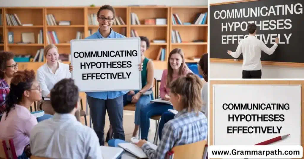 Communicating Hypotheses Effectively