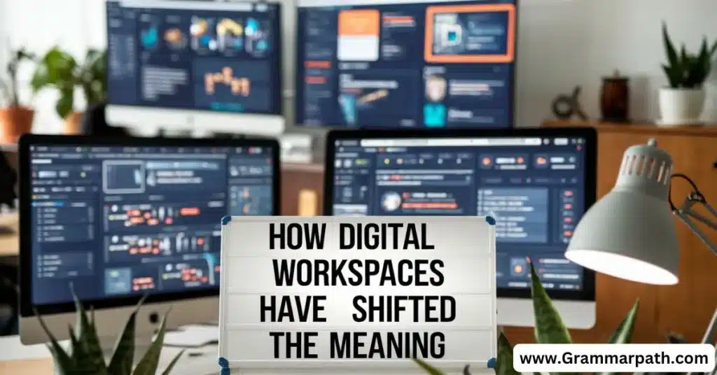 How digital workspaces have shifted the meaning.