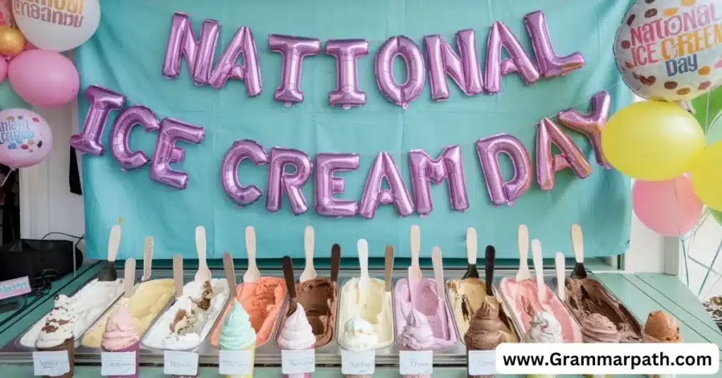 "National Ice Cream Day Festivities"