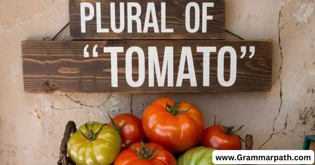 What is the Plural of “Tomato”; A Closer Look