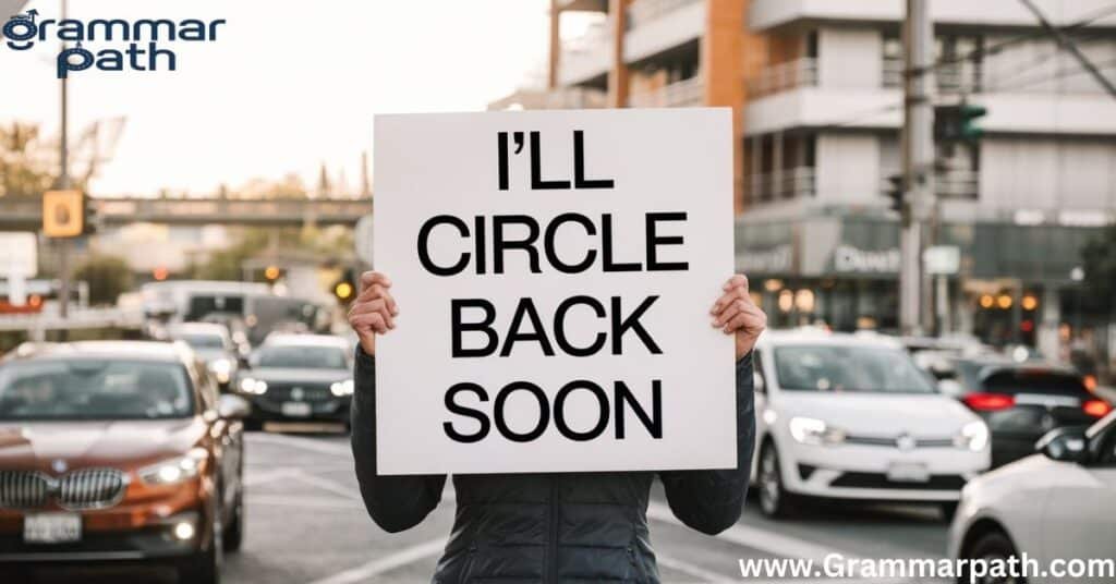 "I'll Circle Back Soon"