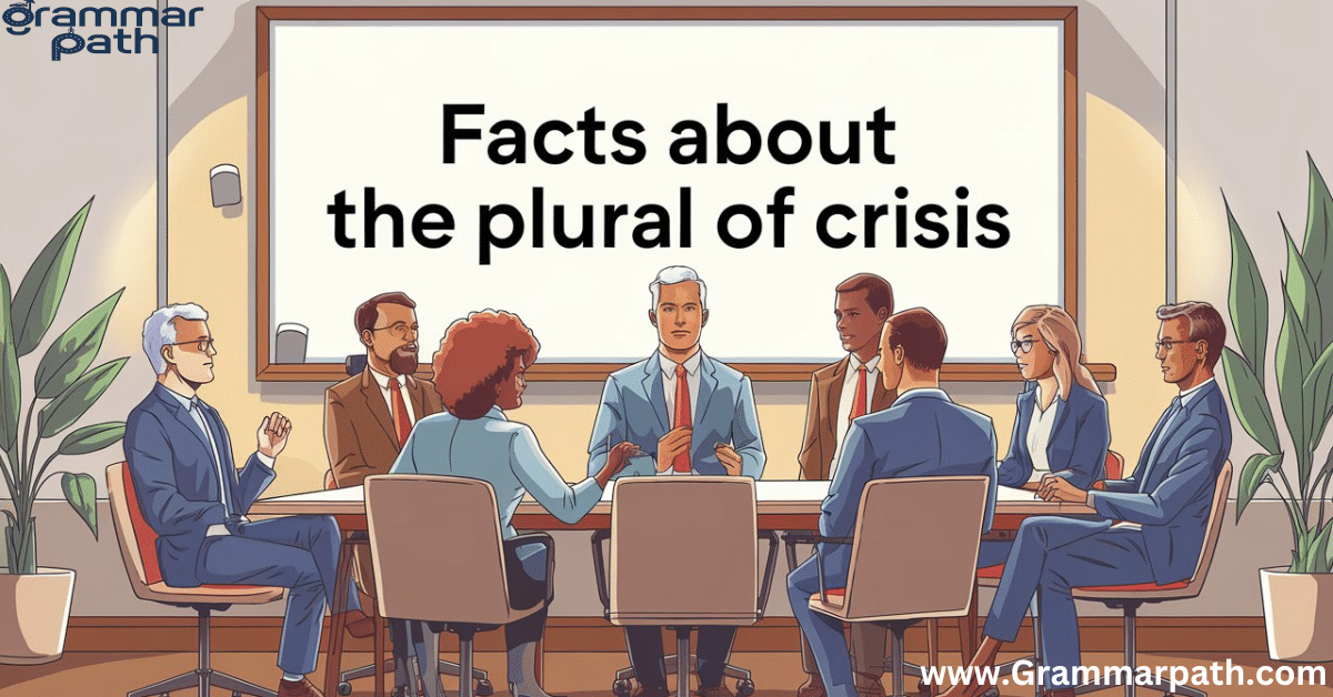 Facts about the Plural of Crisis