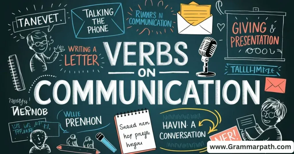 Verbs on Communication