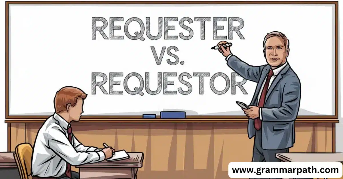 Requester vs. Requestor