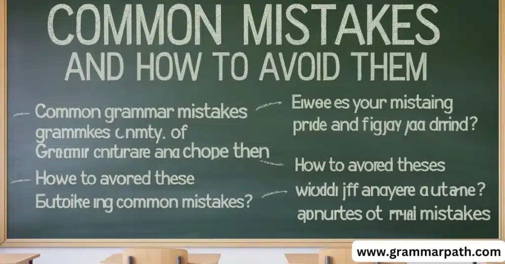 Common Mistakes and How to Avoid Them